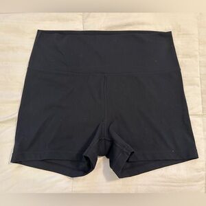 Black Yogalicious Women's High-Waisted Bike Shorts